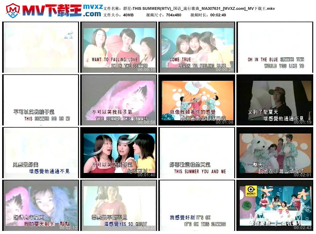 群星-THIS SUMMER(MTV)_国语_流行歌曲_MA307631